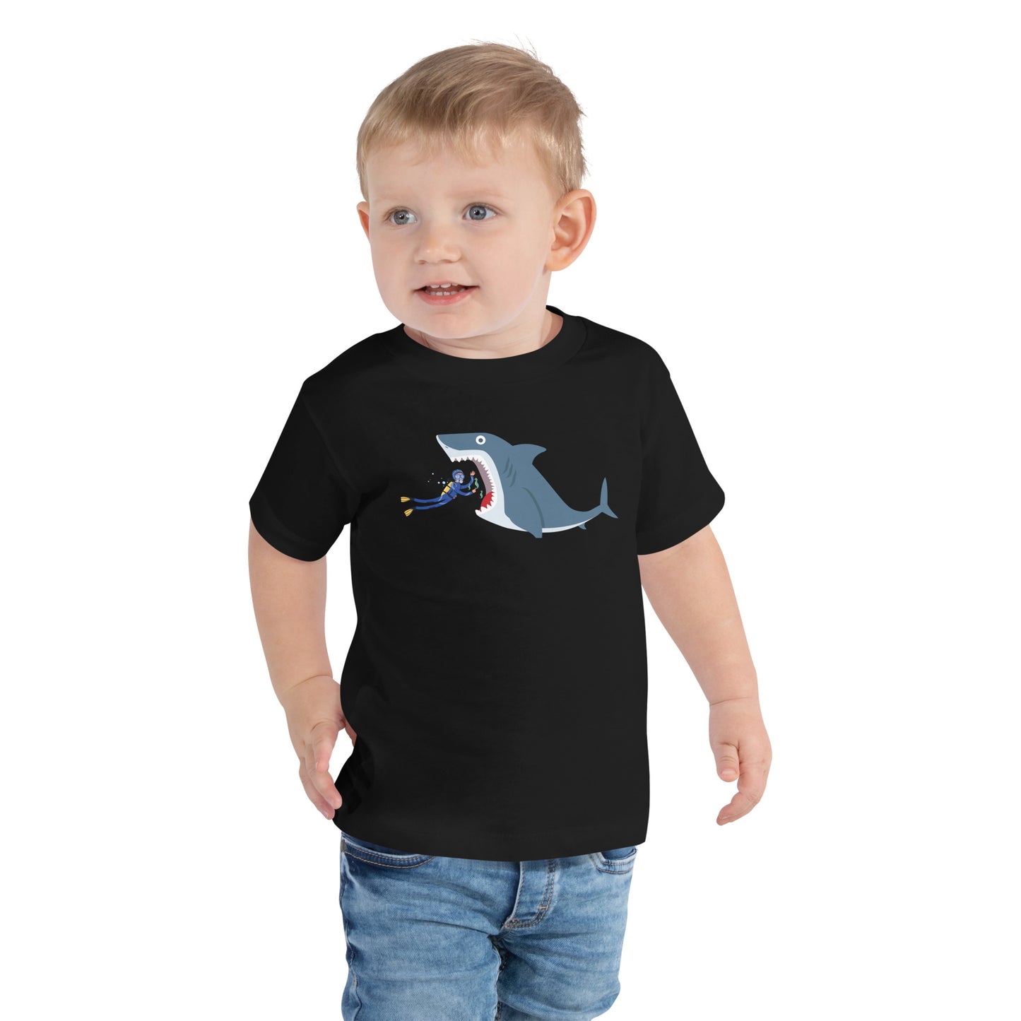 Shark Bite Toddler Short Sleeve Tee