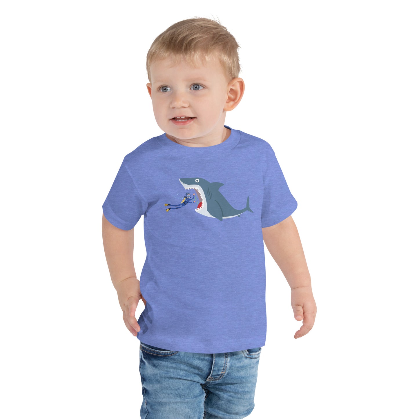 Shark Bite Toddler Short Sleeve Tee