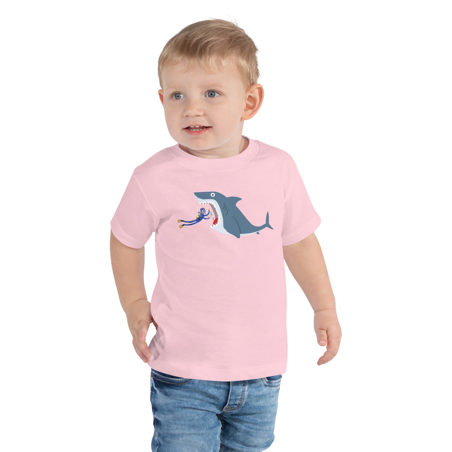 Shark Bite Toddler Short Sleeve Tee