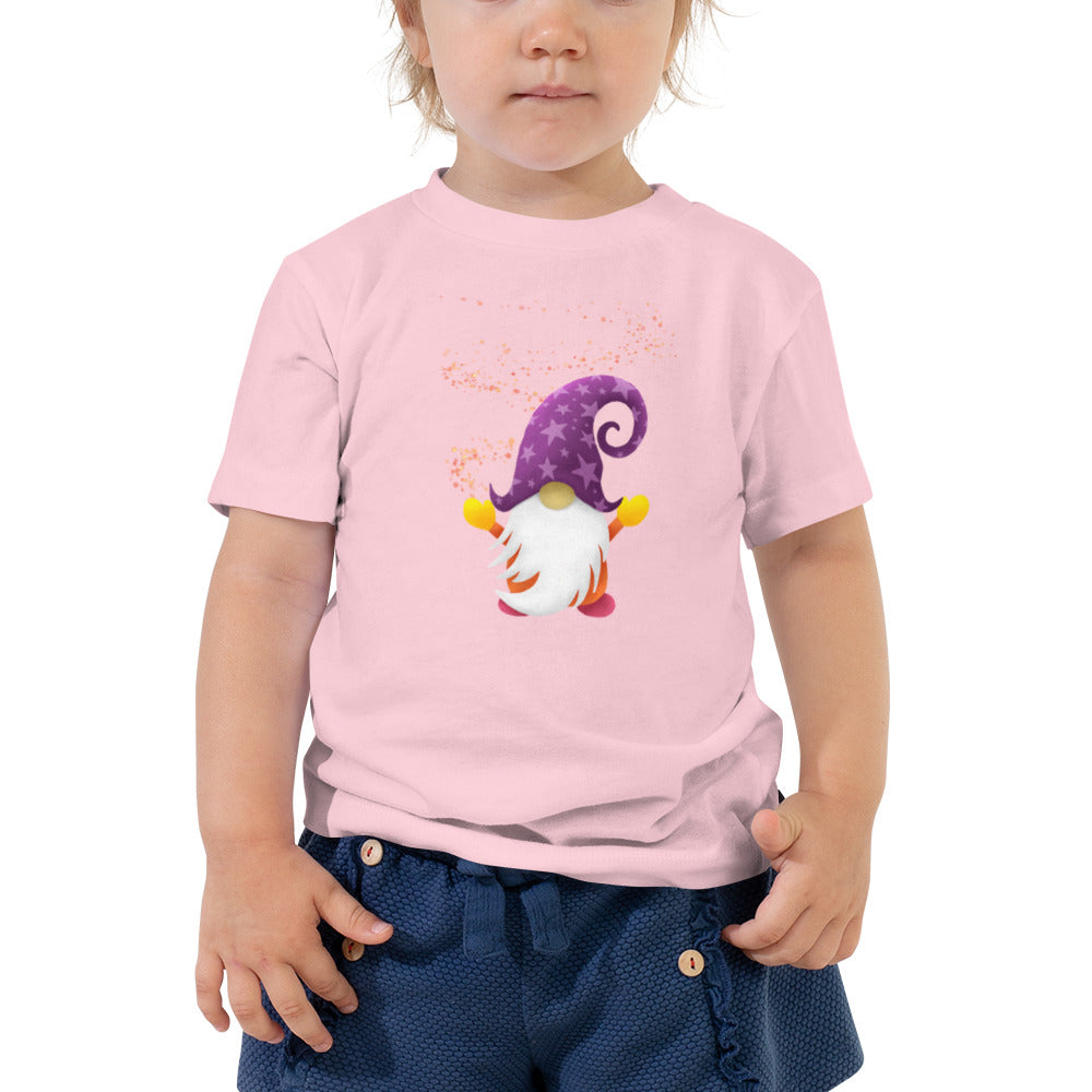 Gnome Spell Toddler Short Sleeve Tee