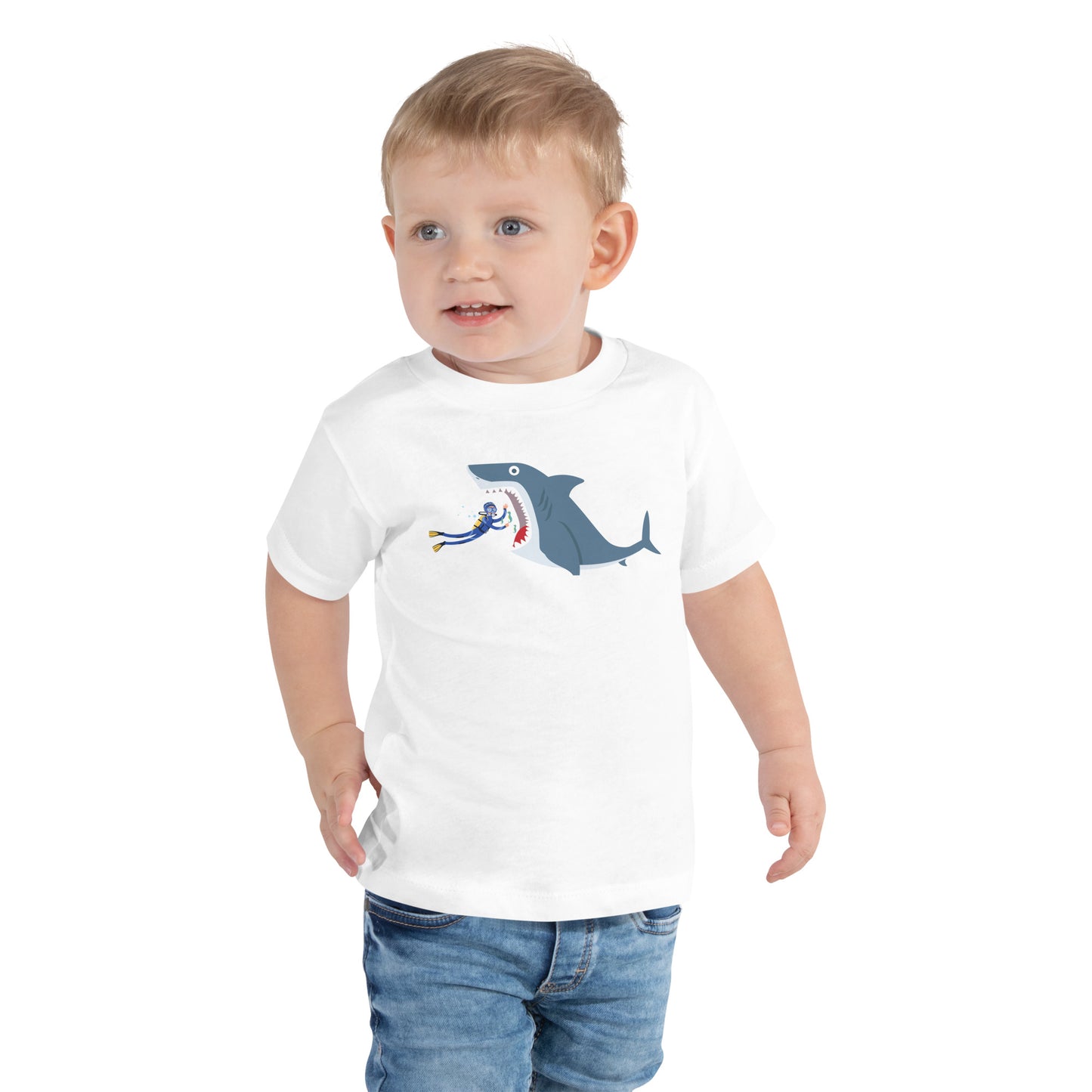 Shark Bite Toddler Short Sleeve Tee