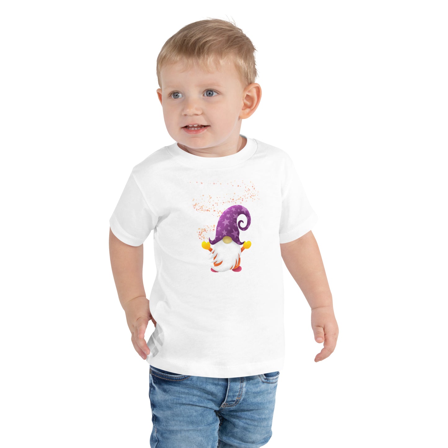 Gnome Spell Toddler Short Sleeve Tee