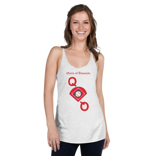 Queen of Diamonds Women's Racerback Tank