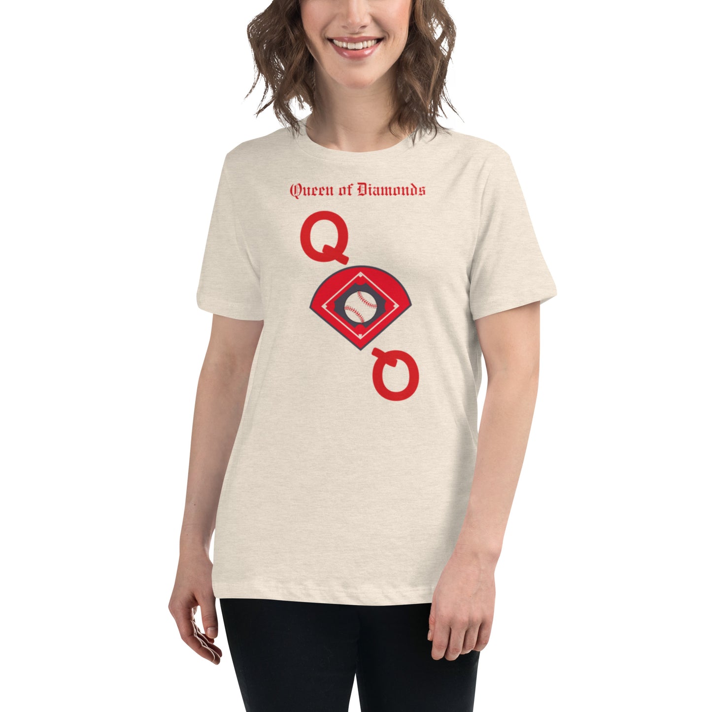 Queen of Diamonds Women's Relaxed T-Shirt