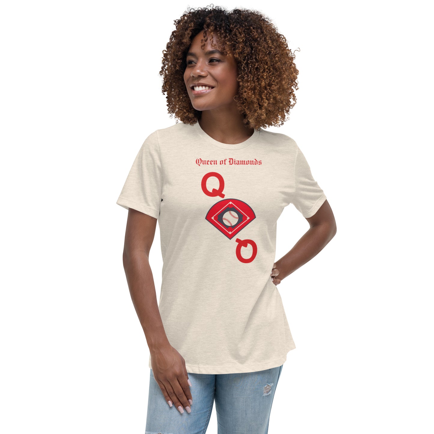 Queen of Diamonds Women's Relaxed T-Shirt