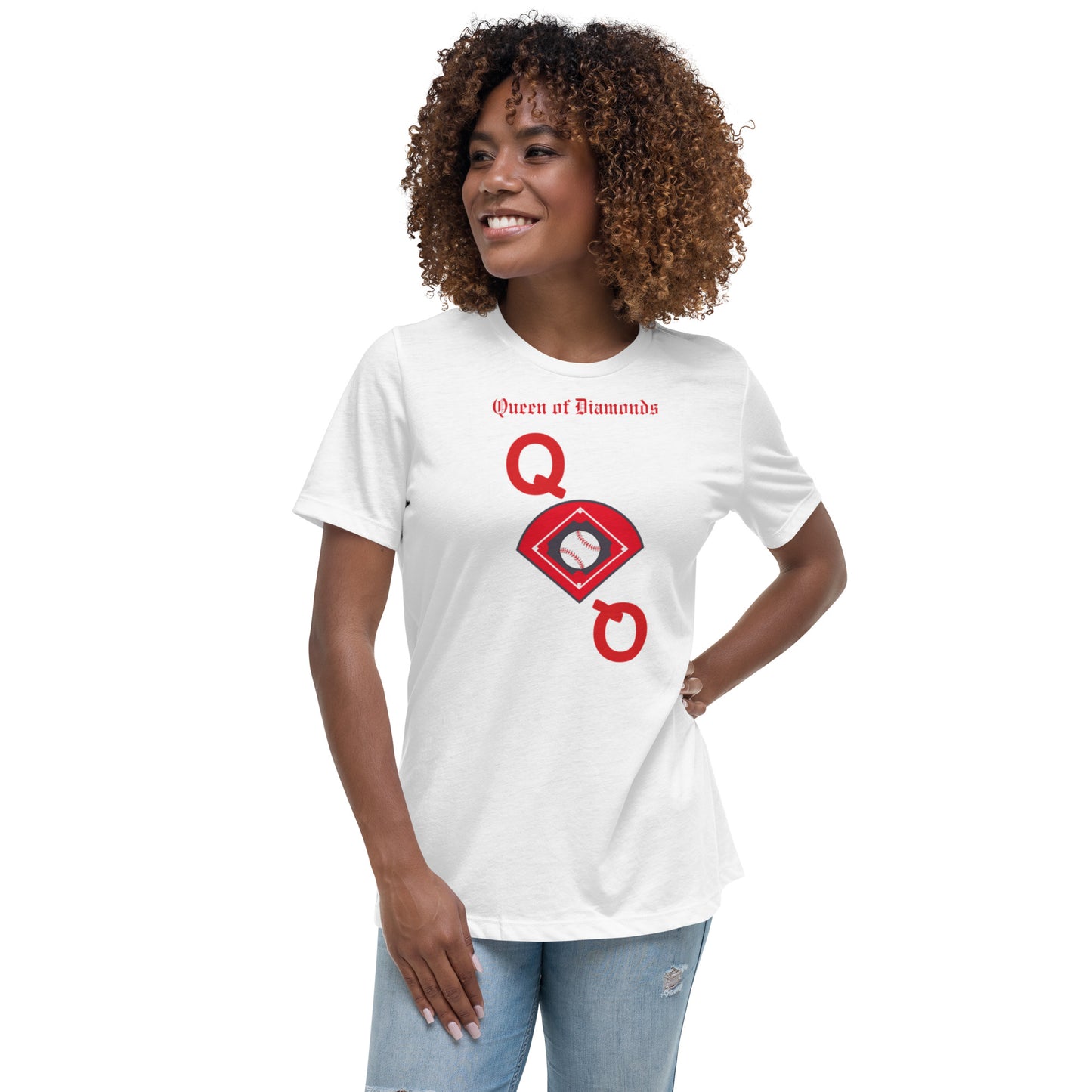 Queen of Diamonds Women's Relaxed T-Shirt