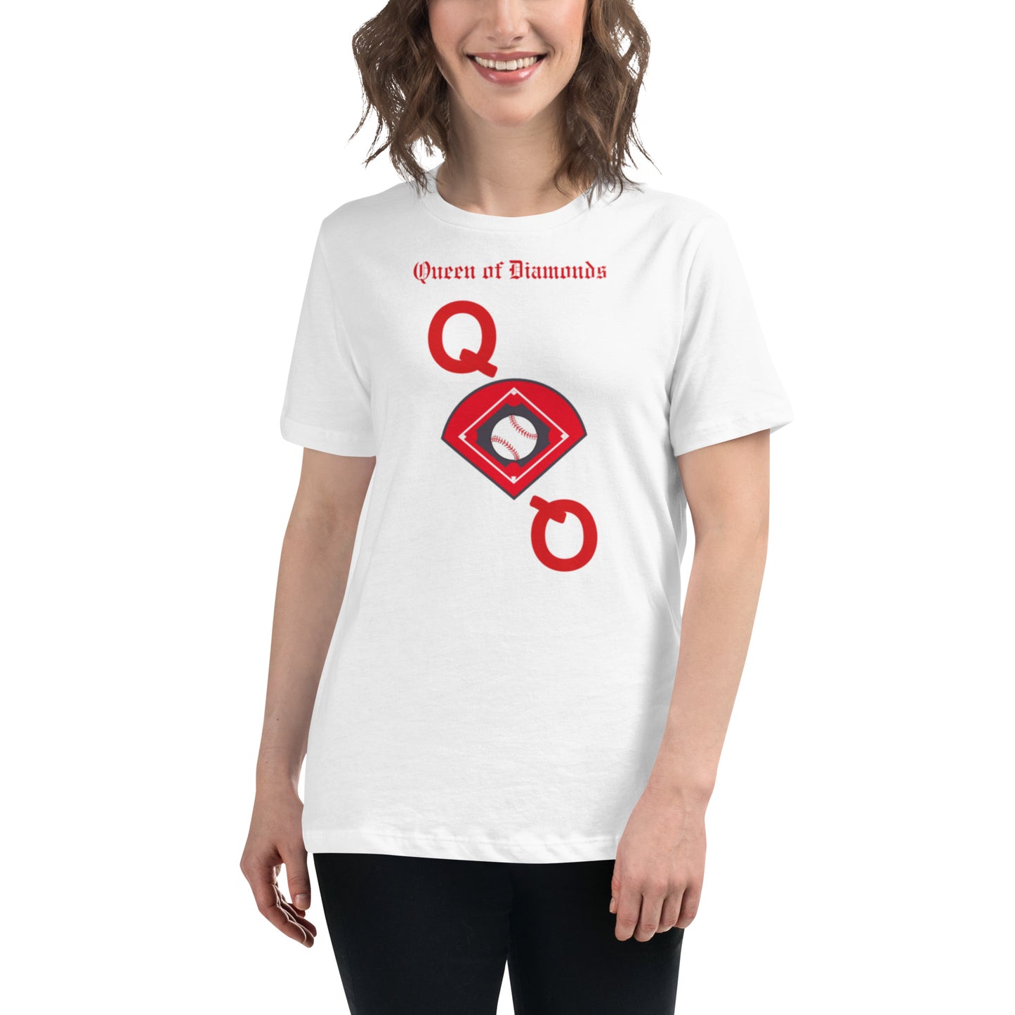 Queen of Diamonds Women's Relaxed T-Shirt