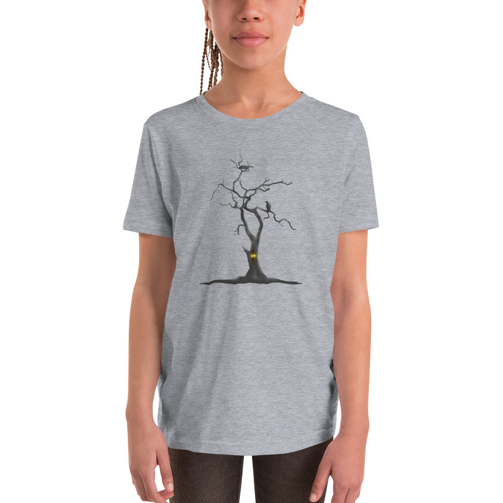 Spooky Tree Youth Short Sleeve T-Shirt