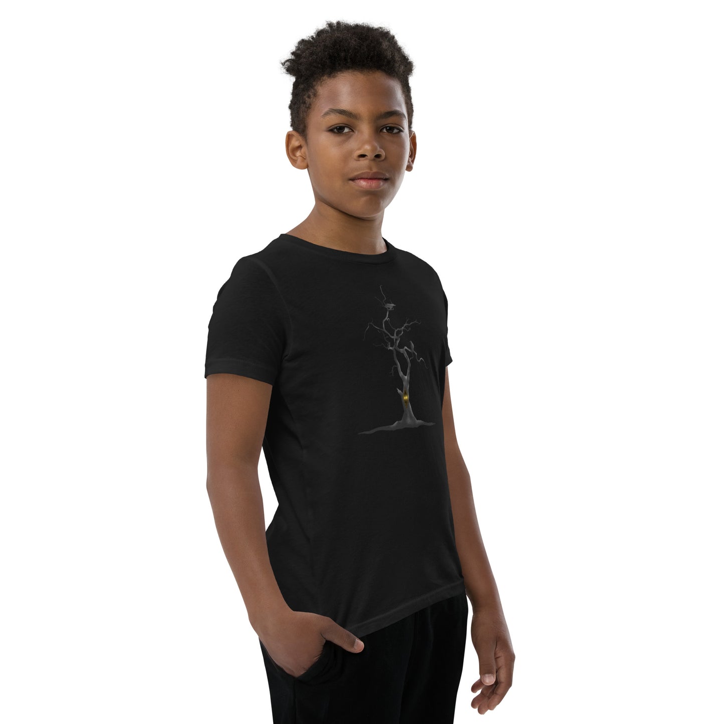 Spooky Tree Youth Short Sleeve T-Shirt