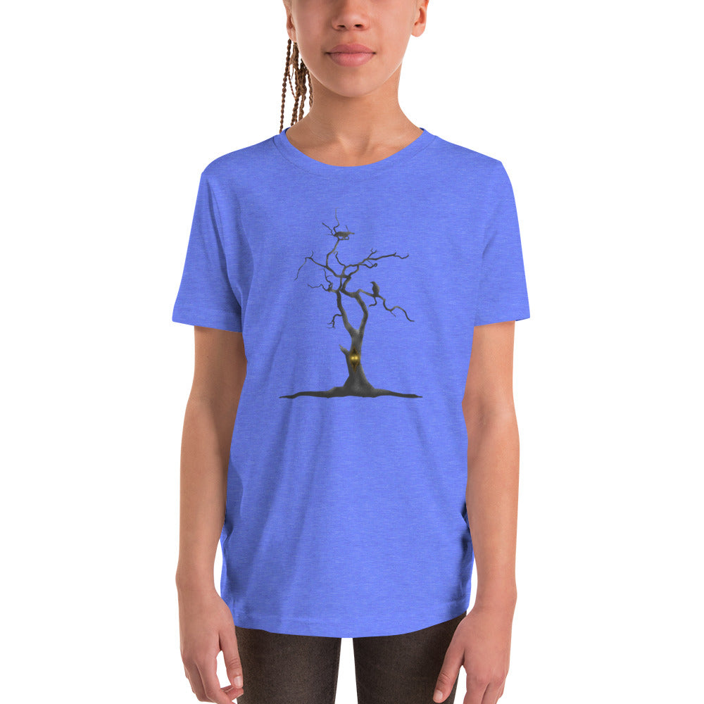 Spooky Tree Youth Short Sleeve T-Shirt