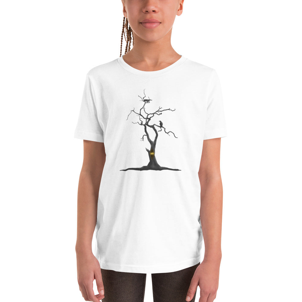 Spooky Tree Youth Short Sleeve T-Shirt