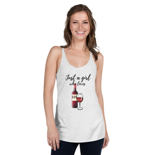 Girl who loves wine